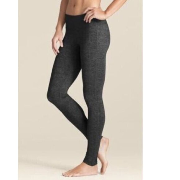 Leggings Athleta Gris - Taille S - Longueur Genoux - Pour Running, Yoga, Gym - Occasion Très Bon état